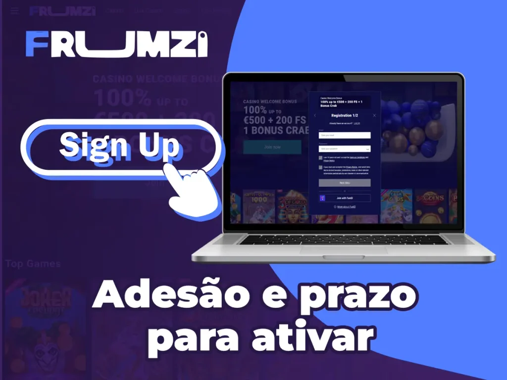 Adesão e prazo para ativar