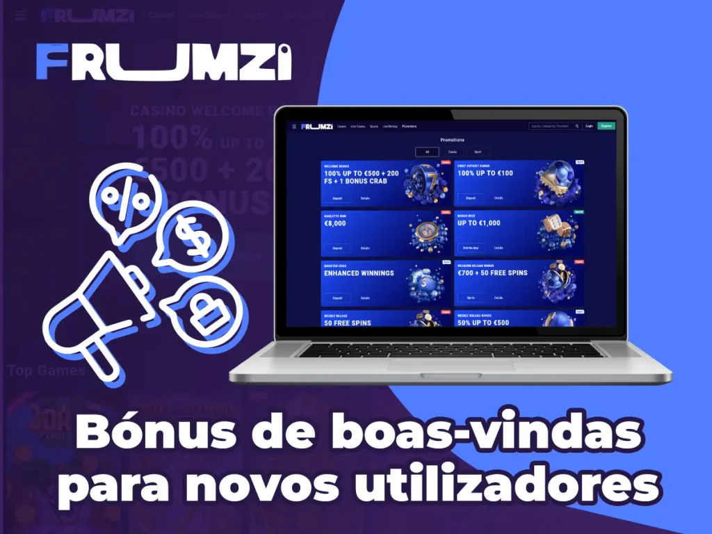 bónus de boas-vindas