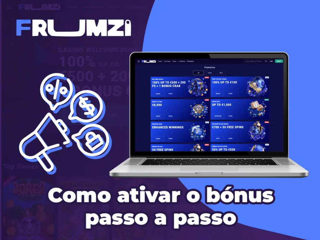 Como ativar o bónus