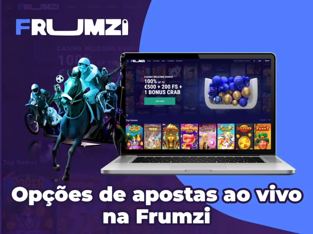 Opções de apostas ao vivo