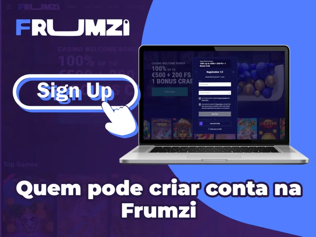 Quem pode criar conta