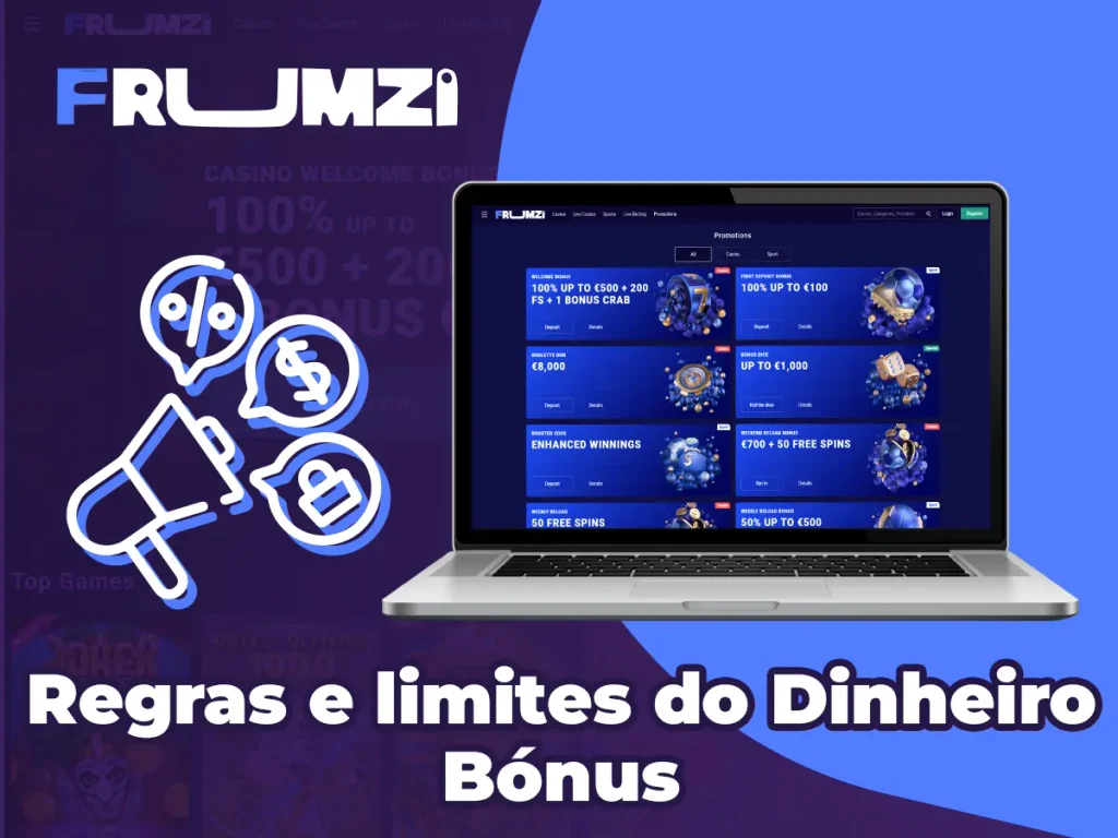 Regras e limites do Dinheiro Bónus